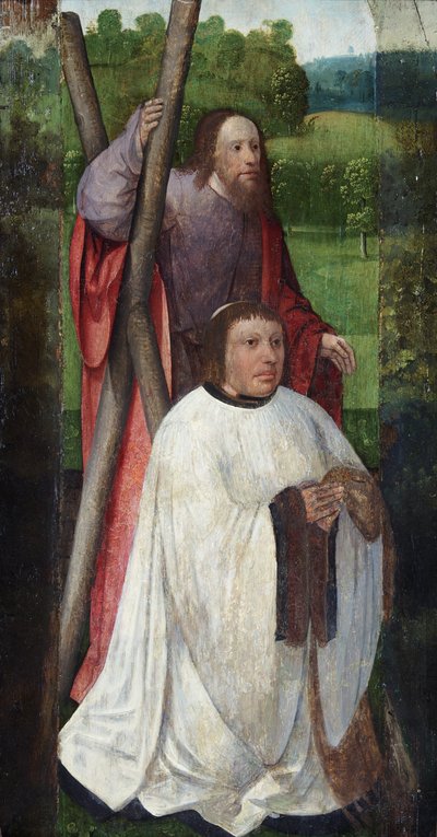 Saint Andrew and Donor, Saint James by Flemish School