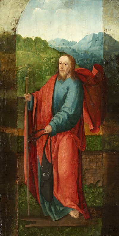 Saint Andrew and Donor, Saint James [2 panels] by Flemish School