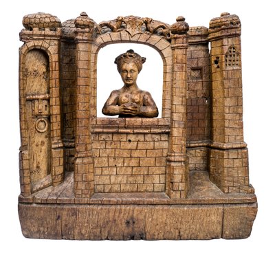Saint Barbara in Her Tower by Flemish School