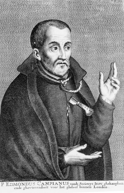 Saint Edmund Campion from a Print Made by Jacques Neeffs by Flemish School
