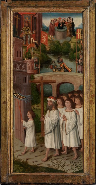 Scenes from the Legend of the Holy Cross by Flemish School
