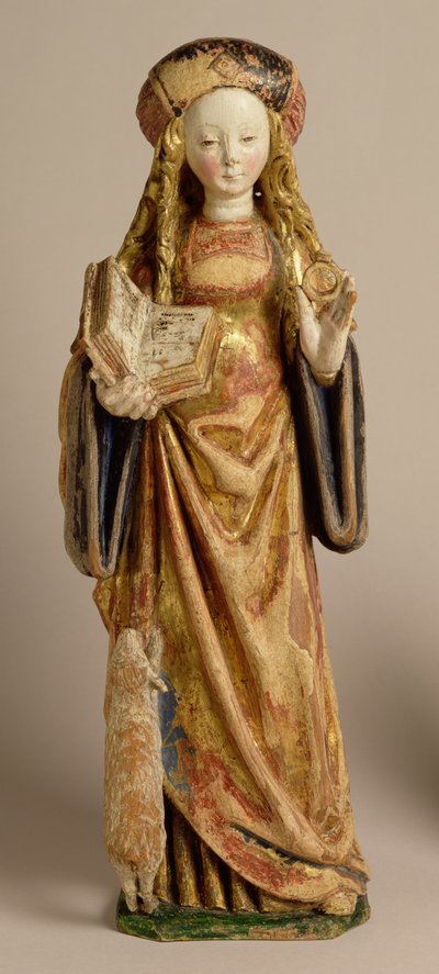 St. Agnes, School of Mechelen, c.1500 by Flemish School