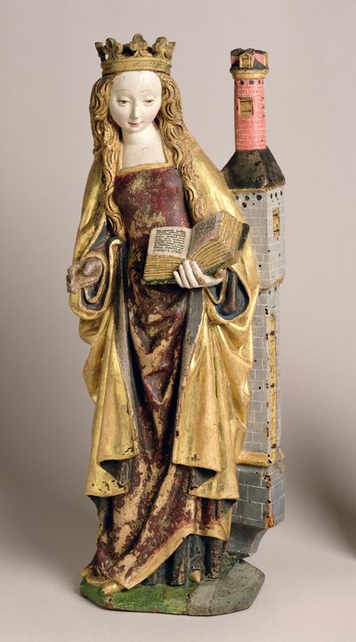 St. Barbara, School of Mechelen, c.1500 by Flemish School