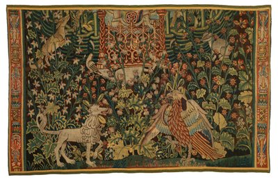 Tapestry, Park au Cerfs fragment by Flemish School