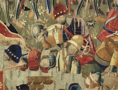 Tapestry Showing the Conquests of King Alfonso V of Portugal (Detail) by Flemish School