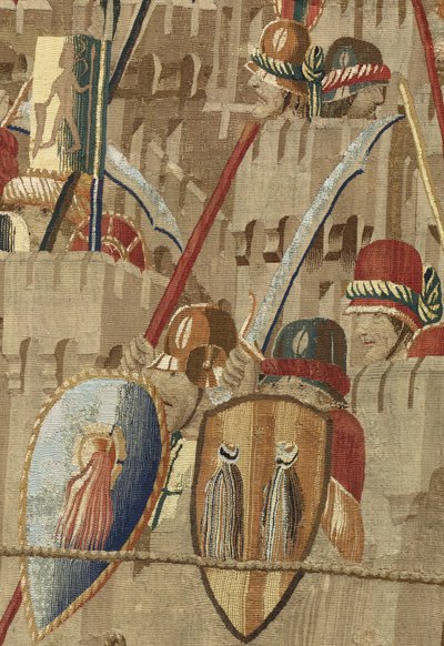 Tapestry Showing the Conquests of King Alfonso V of Portugal (Detail) by Flemish School