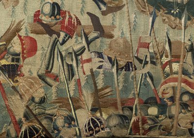 Tapestry Showing the Conquests of King Alfonso V of Portugal (Detail) by Flemish School