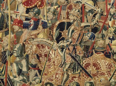 Tapestry Showing the Conquests of King Alfonso V of Portugal (Detail) by Flemish School