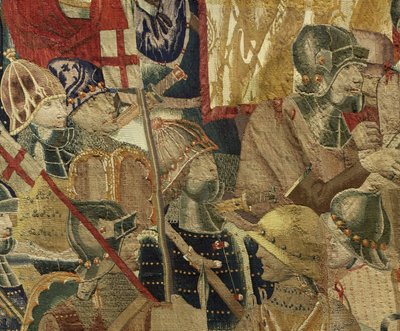 Tapestry Showing the Conquests of King Alfonso V of Portugal (Detail) by Flemish School