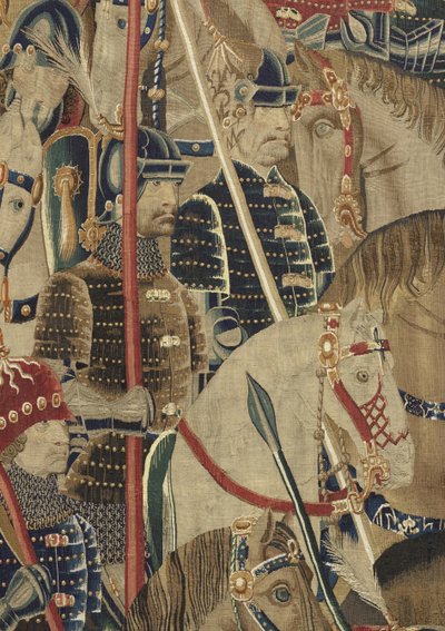 Tapestry showing the Conquests of King Alfonso V of Portugal (detail) by Flemish School