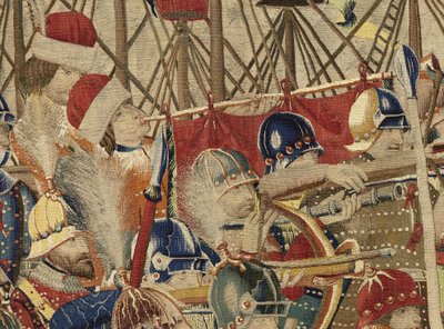 Tapestry showing the Conquests of King Alfonso V of Portugal by Flemish School