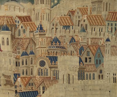 Tapestry showing the Conquests of King Alfonso V of Portugal by Flemish School