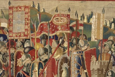 Tapestry showing the Conquests of King Alfonso V of Portugal by Flemish School