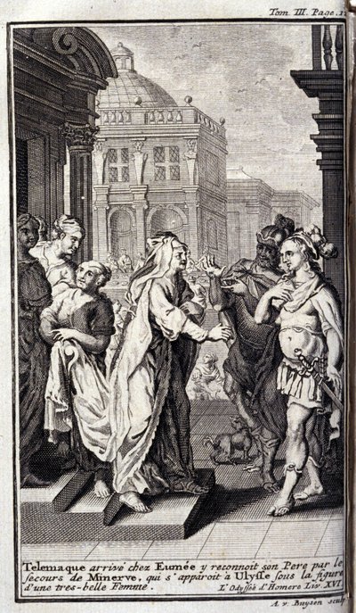Telemachus Arrives at Eumaeus