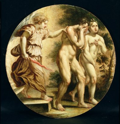 The Expulsion from the Garden by Flemish School