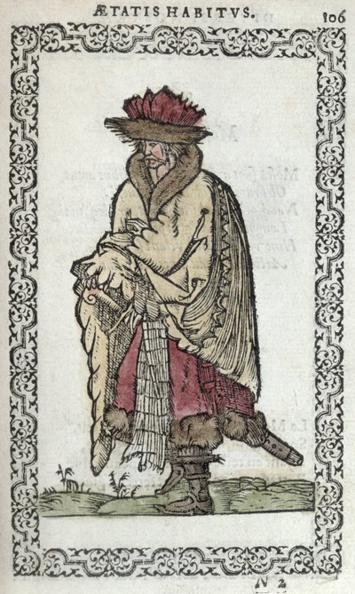 The Muscovite, illustration from Omnium fere gentium nostraeque aetatis Nationum Habitus et Effigies by J. Sluperji, published in Antwerp in 1572 by Flemish School