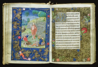 The Resurrection, miniature from the Stafford Prayer Book by Flemish School