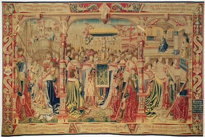 The Statue of the Virgin Carried into the Church, from the Legend of Notre Dame du Sablon, Brussels Workshop, 1516 by Flemish School