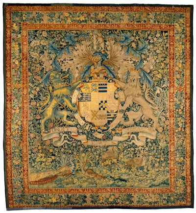 Verdure Tapestry With The Arms Of Robert Dudley, Earl Of Leicester, circa 1570-1585 by Flemish School