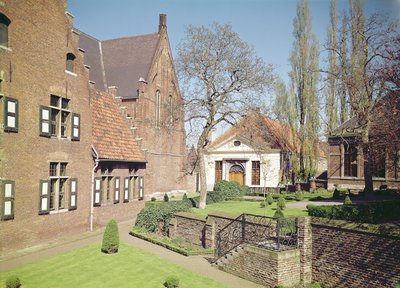 View of the House of the Abbess, the Refectory and a Dormitory by Flemish School