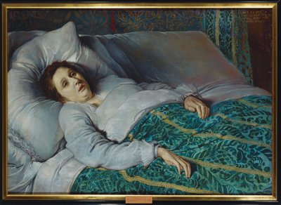 Young Woman on Her Deathbed by Flemish School