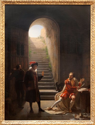 The Cup in prison visited by Montaigne by Fleury François Richard
