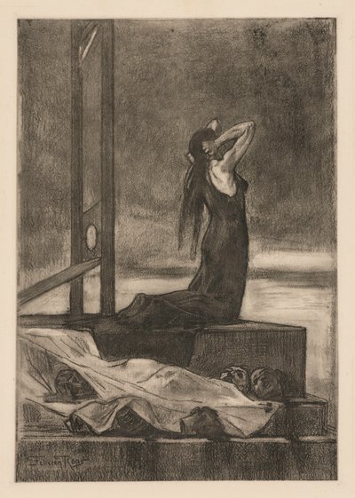 Capital Punishment: The Pain of Death, c. 1880 by Félicien Rops
