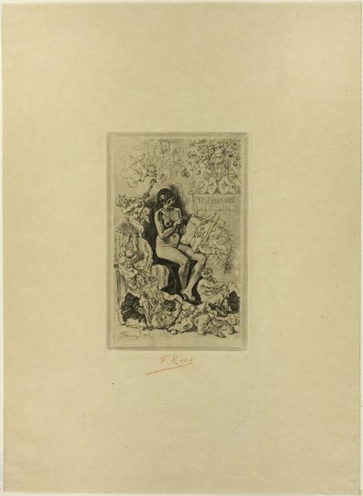 Frontispiece for Rimes de Joie by Félicien Rops