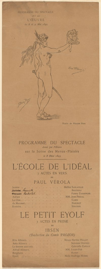 The School of the Ideal, The Little Eyolf by Félicien Rops