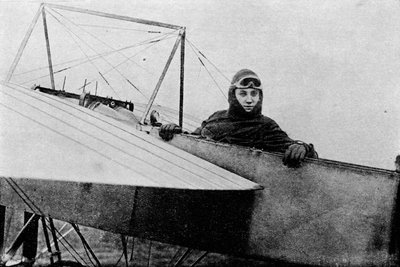 Gustav Hamel, winner of the first air race to Brighton, 1911 by Flight Photo