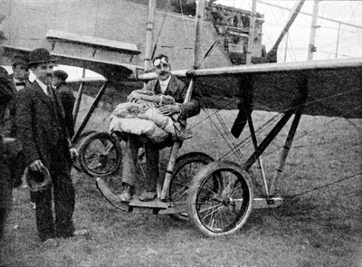 The first parachute drop from an aeroplane in England, 1914-1934 by Flight Photo