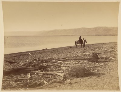 Dead Sea and Mountains of Judea, Palestine by Félix Bonfils