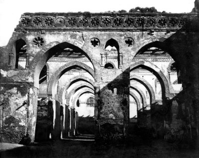 Mosque ruin, Cairo, Egypt by Félix Bonfils