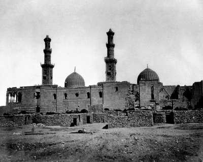 Sultan Barquq Mosque, Cairo, Egypt by Félix Bonfils