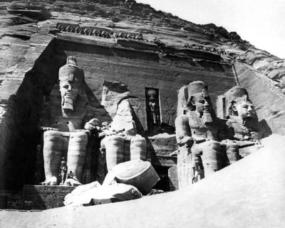 The Temple of Abu Simbel, Nubia, Egypt, 1878 by Félix Bonfils