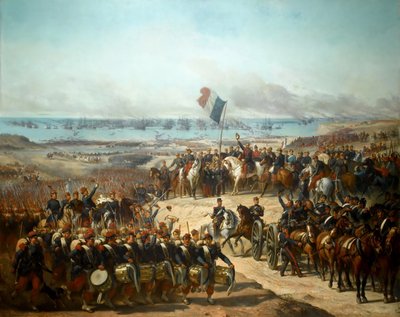 Disembarkation of the French Army at Eupatoria by Félix Joseph Barrias
