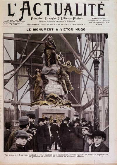 Inauguration of the Monument to Victor Hugo by Félix Joseph Barrias