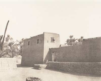 Deir, Carrefour et Habitation Particulière by Félix Teynard