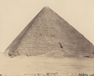 Necropolis of Memphis, Pyramid of Cheops Great Pyramid by Félix Teynard