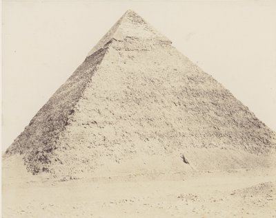Djizeh Necropolis of Memphis, Pyramid of Chephren by Félix Teynard