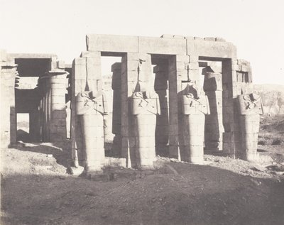 Gournah Thebes, Palais Dit le Memnonium by Félix Teynard