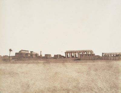 Luxor Thebes, General View of the Ruins by Félix Teynard