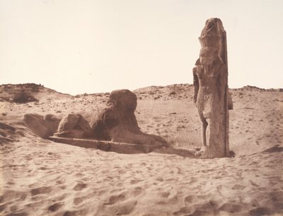 Séboûah, Temple, Colosse et Sphinx de la Partie Gauche de l