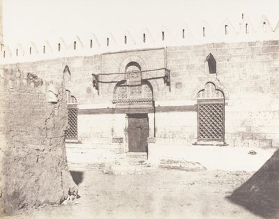 Souâdj, Tomb of Mourâd-Bey - Entrance of the Mosque by Félix Teynard