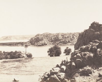 Tâfah, Rochers Granitiques sur les Rives du Nil, 1851-52, printed 1853-54 by Félix Teynard