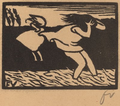 Bathers Caught in a Storm, 1893 by Félix Vallotton