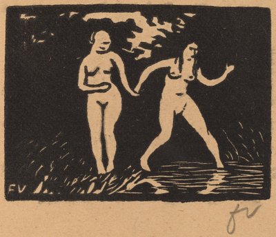 Entering the Water by Félix Vallotton