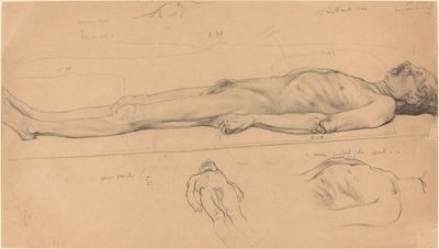 The Corpse (Study for The Dead Christ) by Félix Vallotton