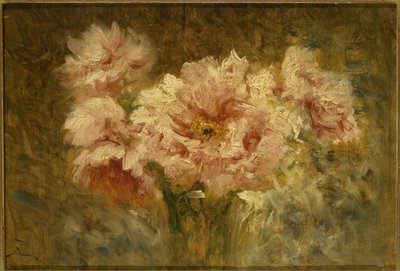 Flowers, 2nd half 19th century by Félix Ziem
