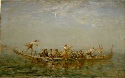 The Caïque by Félix Ziem